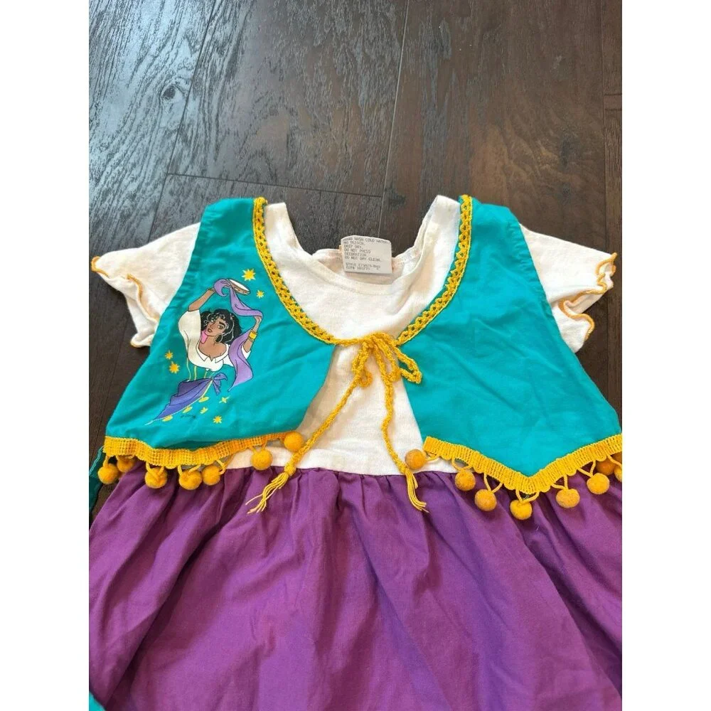 SUPER‎ RARE VTG 90's Disneys Hunchback of Notre Dame Esmerelda Dress Sz 5